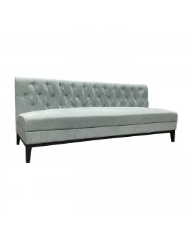 Seafoam Fabric Tufted Sofa