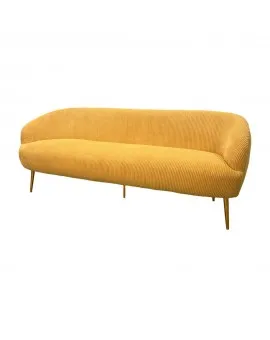 Mia Corduroy Sofa Yellow