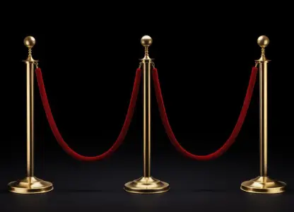 Gold Stanchions