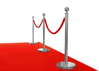 Silver Stanchions