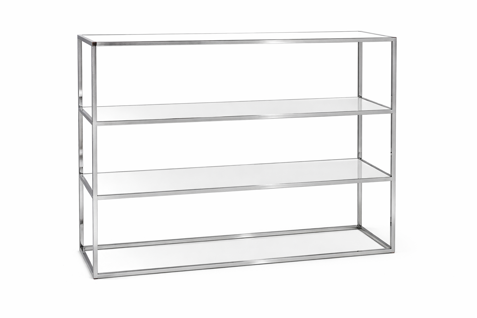 Chrome Plexi Bar Back